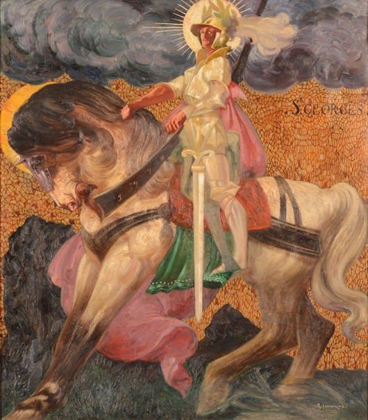 Maurice Langaskens (1884-1946) Le Vainqueur (The Winner), 1910