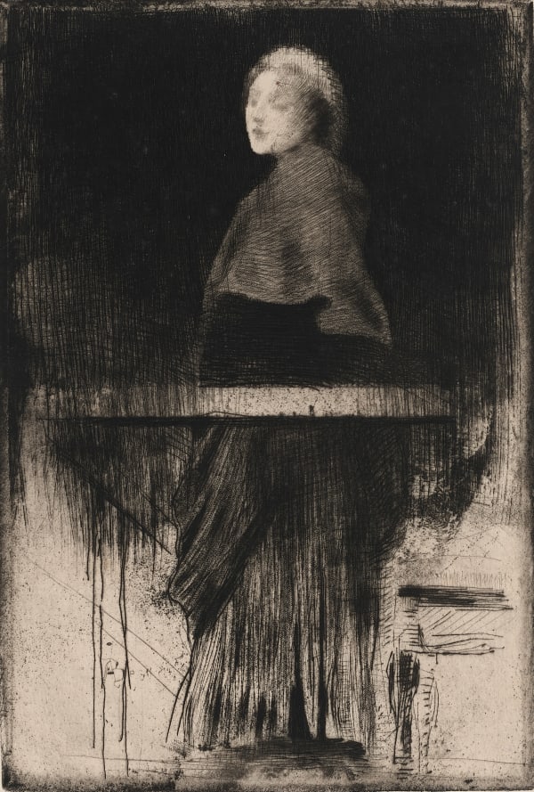 Albert Besnard, Woman in a Cape (La Femme à la Pèlerine)