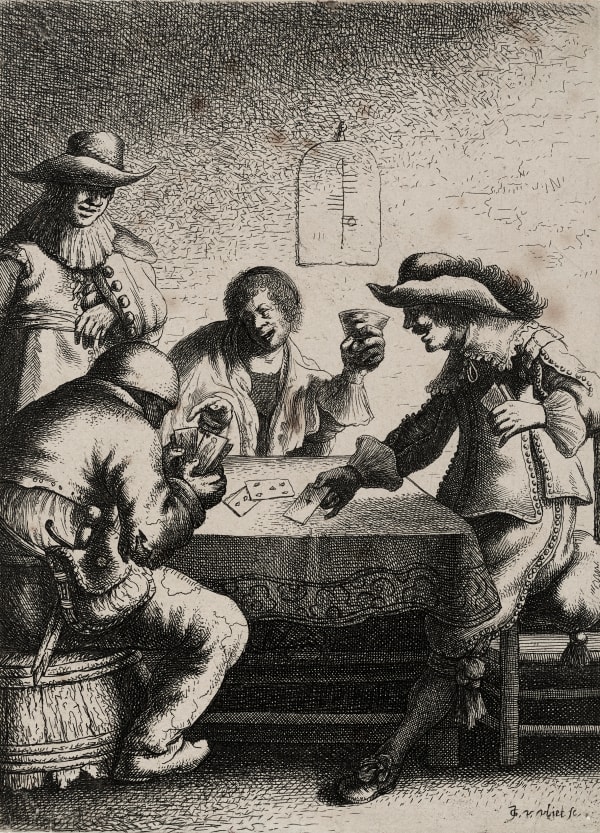 Jan Gillisz. van Vliet (1605-1685) The Game of Cards, 1634-35