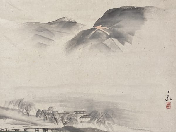 Nikka Tanaka, Daimonji - Mountain with Bonfire, ca.1820