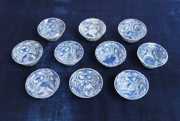 artisan's name unknown, kosometsuke small bowls (set of 10), Early 1700s