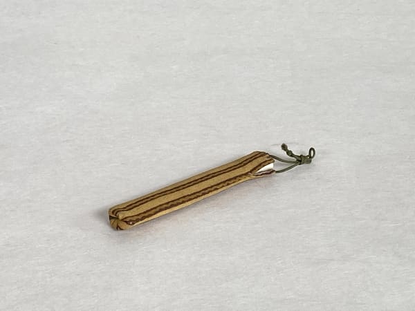 artisan's name unknown, Chopsticks Case with Stripe Pattern, Taisho Era (1912-1926)