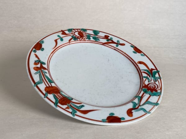 Eiraku studio, Eiraku Akae Plates(set of 6), 1940s