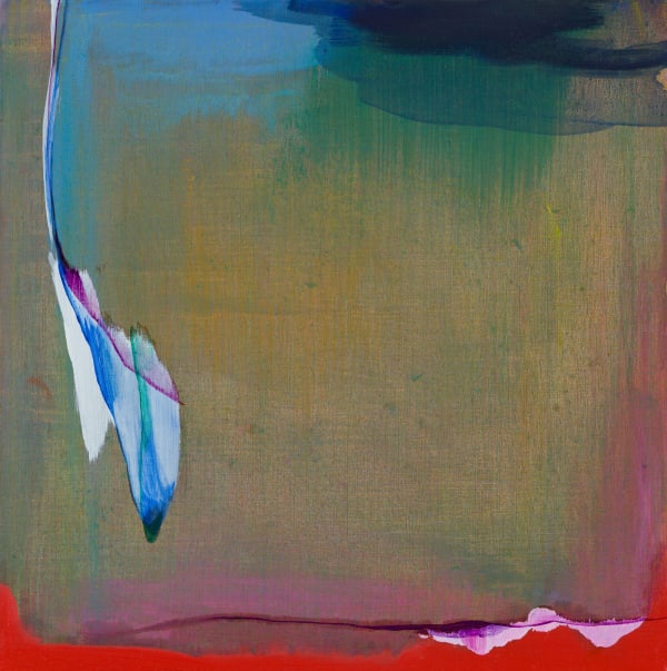 Manika Nagare Interval  間隔, 2021 Series: In Between Oil on canvas 41 x 41 cm 16 1/8 x 16 1/8 in