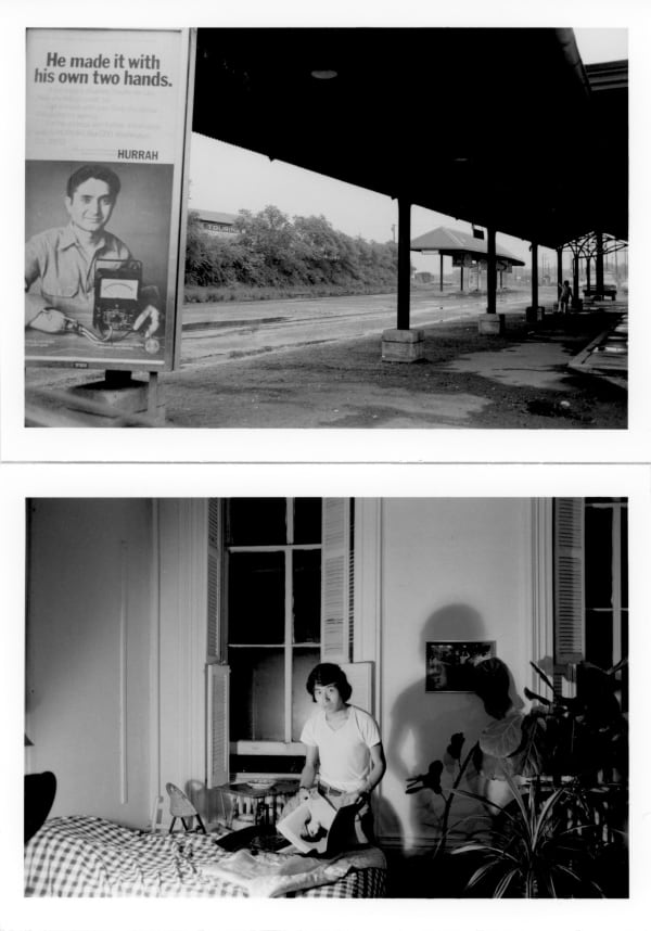June 18, 1972, 1972 Series: Diary 1972, Edition Print A pair of gelatin silver prints (printed 2023) 4 1/8 x 6 3/8 in / 10.5 x 16.2 cm (image, each) 10 x 7 in / 24.5 x 17.8 cm (two sheets combined) Edition of 3 plus 2 artist's proofs