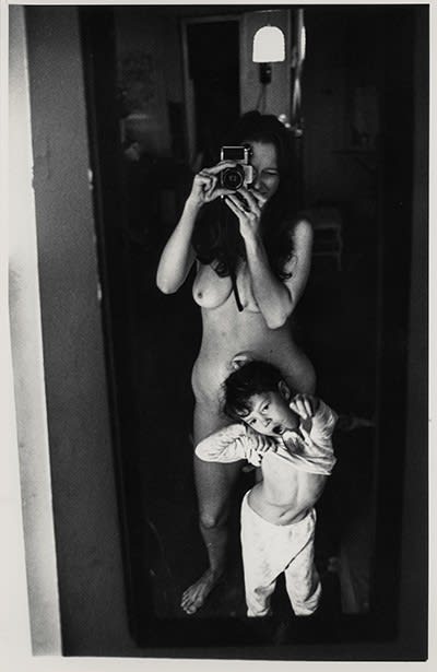 Melissa Shook, Untitled (Melissa and Krissy at Doorway), ca. 1969