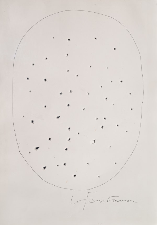 Lucio Fontana, Concetto spaziale, 1966-68