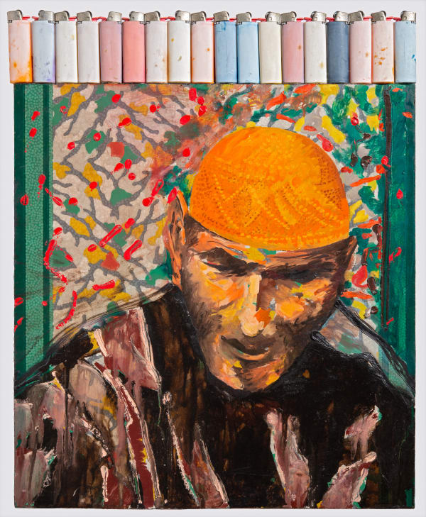 Aldo Mondino, Ritratto, 1986