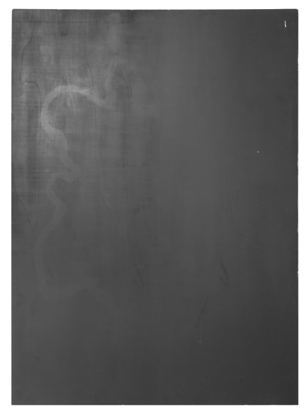Emilio Prini, Sheet from "Fogli da un taccuino di legno", 1996