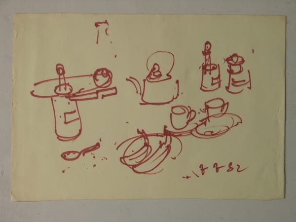 Benode Behari Mukherjee, Still Life with Kettle, 1962-08-08