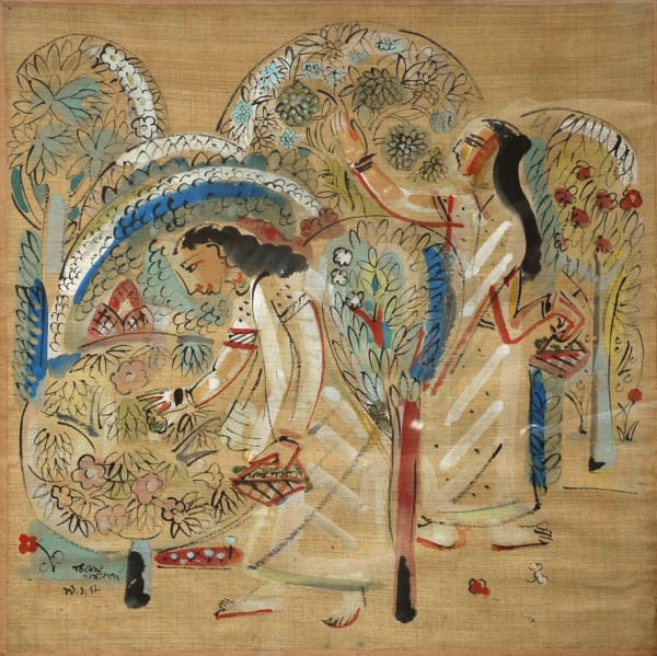 Benode Behari Mukherjee, In the garden, 19.6.1948