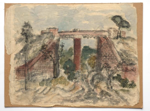 Benode Behari Mukherjee, Study for the Bridge, 1932