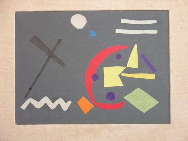 Benode Behari Mukherjee, Abstract Collage, 1958