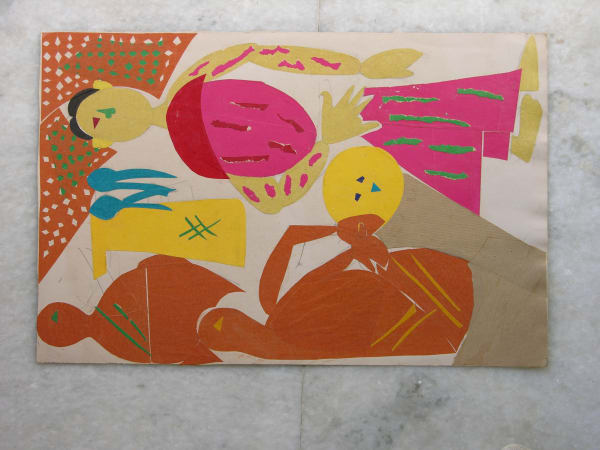 Benode Behari Mukherjee, Three Figures, Late 50s or early 60s