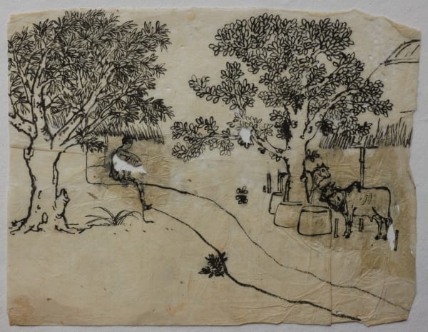 Benode Behari Mukherjee, Birbhum landscape, Late 40s