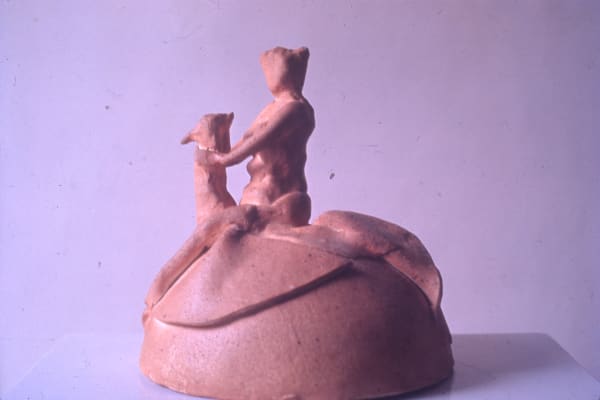 Mrinalini Mukherjee, FOOT PRINTS IN THE SAND III, 1995