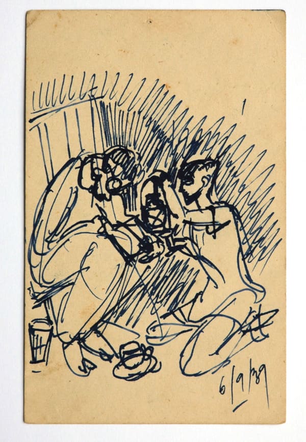 Benode Behari Mukherjee, Evening Accounts (study), 1939-09-06