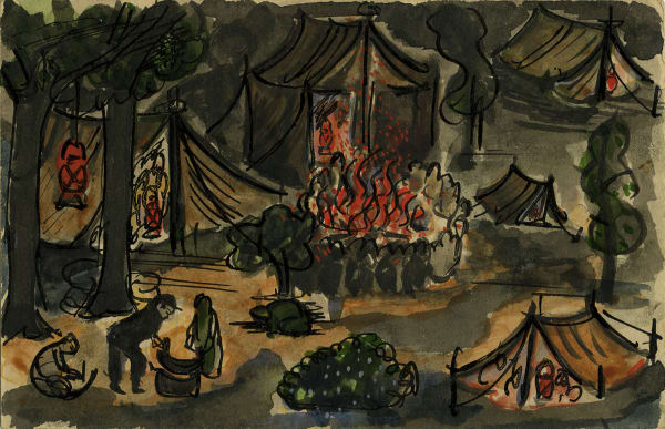 Benode Behari Mukherjee, Camp, Early 40s