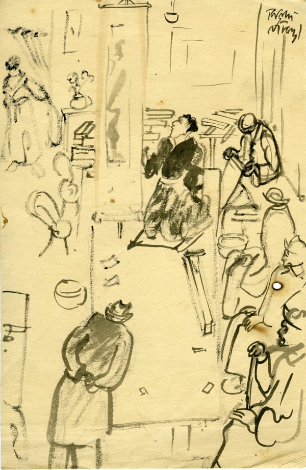 Benode Behari Mukherjee, Scroll Shop, 1936-37