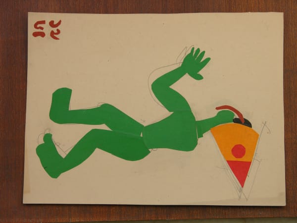 Benode Behari Mukherjee, Child with Orange Hat, 1965