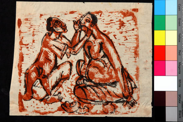 Benode Behari Mukherjee, Barber, 1940