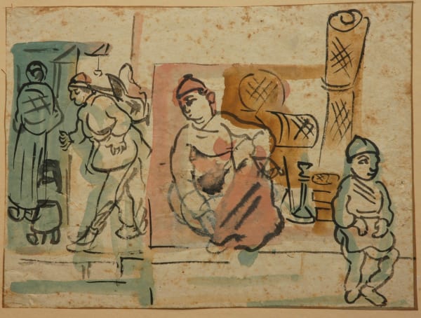 Benode Behari Mukherjee, Mat Seller, 1956/57