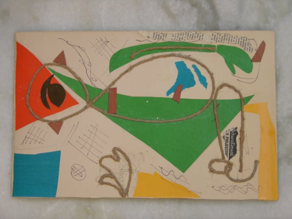 Benode Behari Mukherjee, Seated Figure with Large Eye, Late 60s