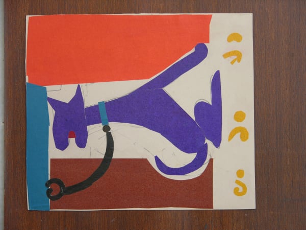 Benode Behari Mukherjee, Dog on Leash, 1965-10-30