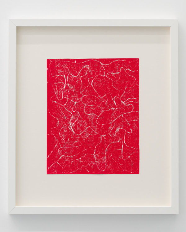 Magdalena Pelmuș Noise (VIII), 2024 monotype - paper 29 × 23 cm (50 x 43.5 x 3.5 cm framed) Courtesy of Arsmonitor Gallery