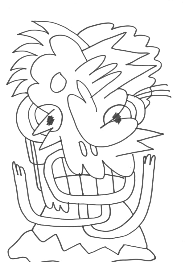 Andrei Costache, Drawing 65, 2021