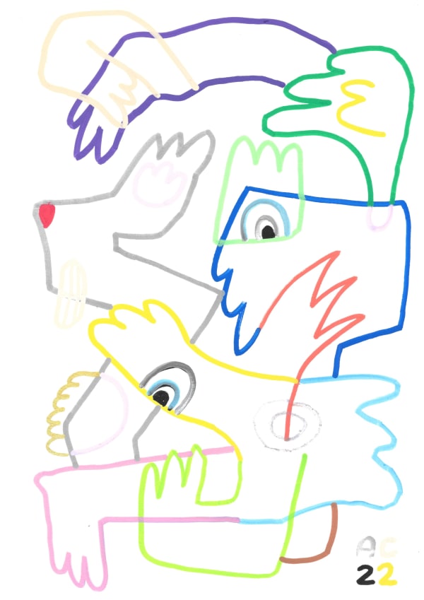 Andrei Costache, Drawing 18, 2022