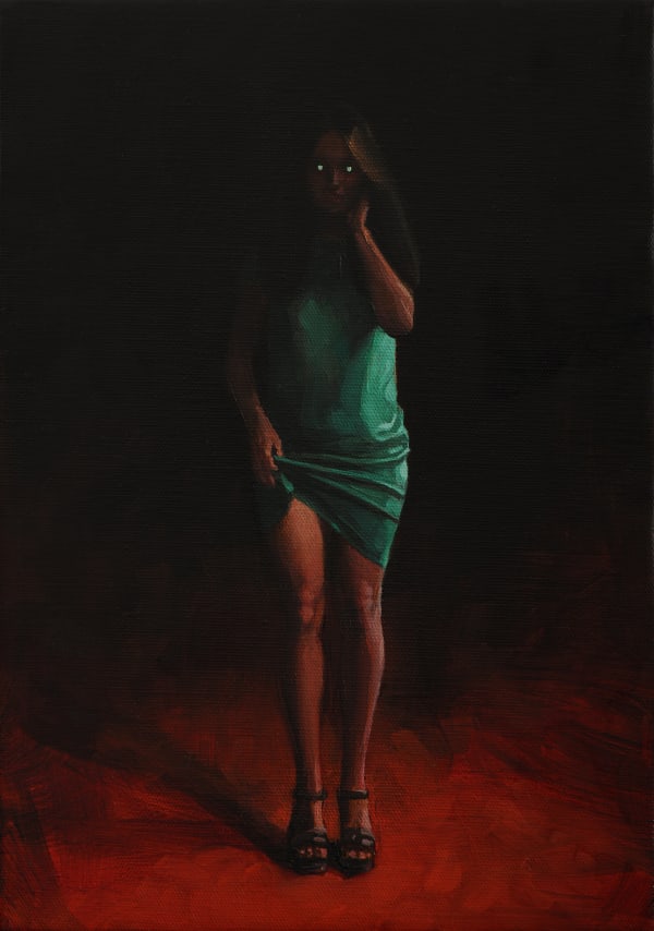 Roman Tolici I Love You, 2024 oil on canvas 37 x 26 cm