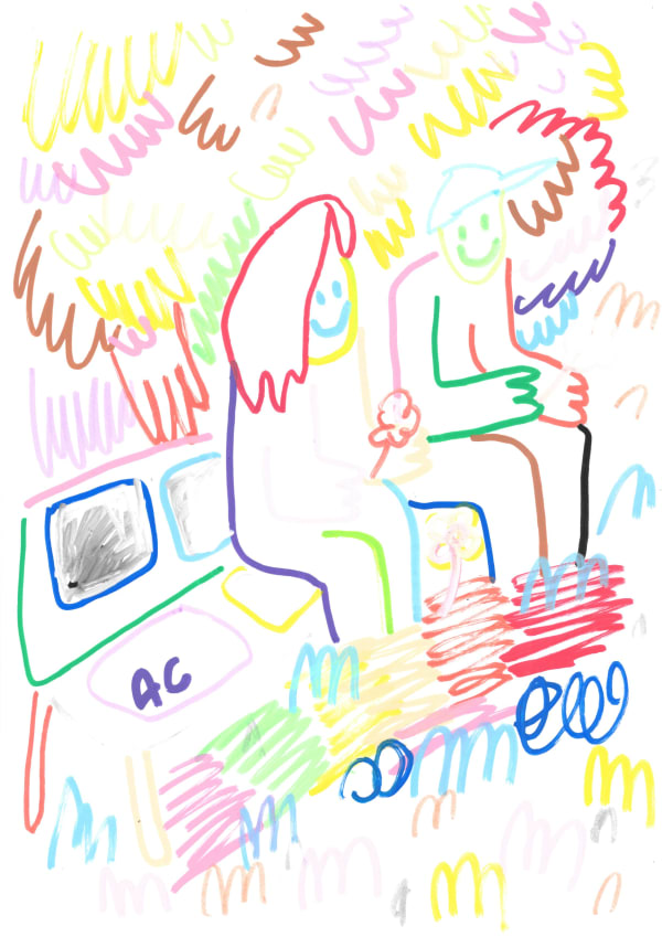 Andrei Costache, Drawing 70, 2021