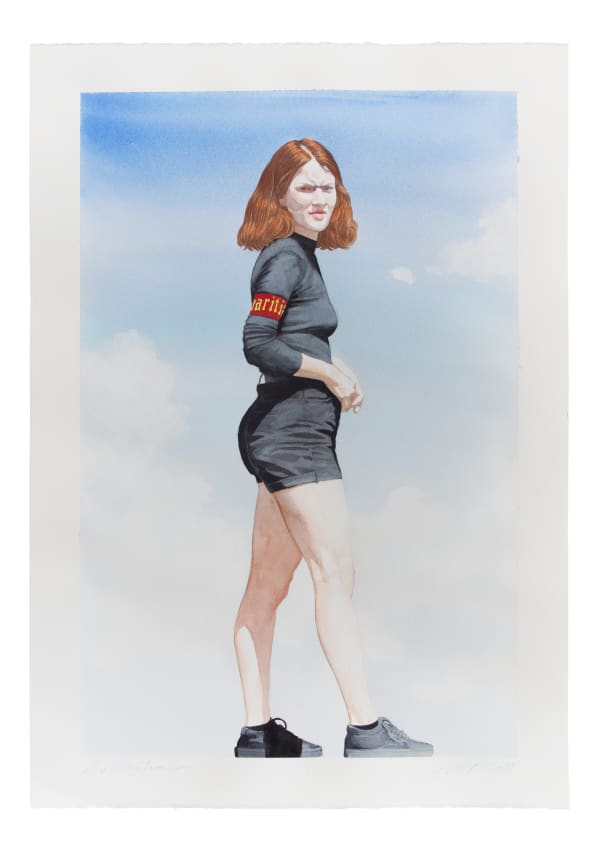 Roman Tolici Avaritia, 2021 watercolor on paper 71 x 50 cm