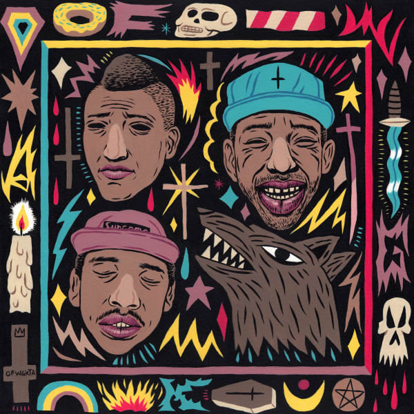 Saddo OFWGKTA, 2018 acrylic on paper 30 x 30 cm