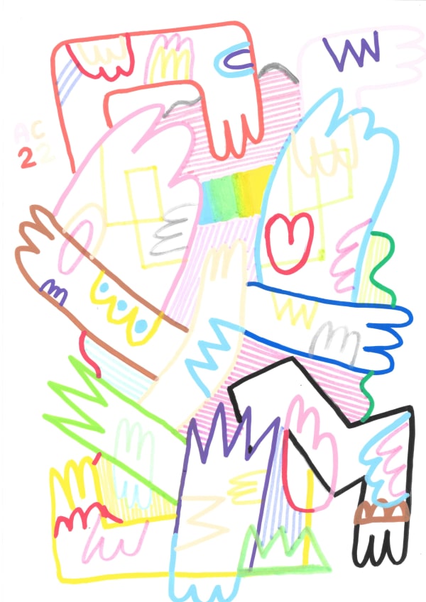 Andrei Costache, Drawing 74, 2022