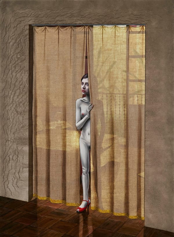 Gino Rubert Come Into My World, 2021 mixed media on canvas 81 x 60 cm