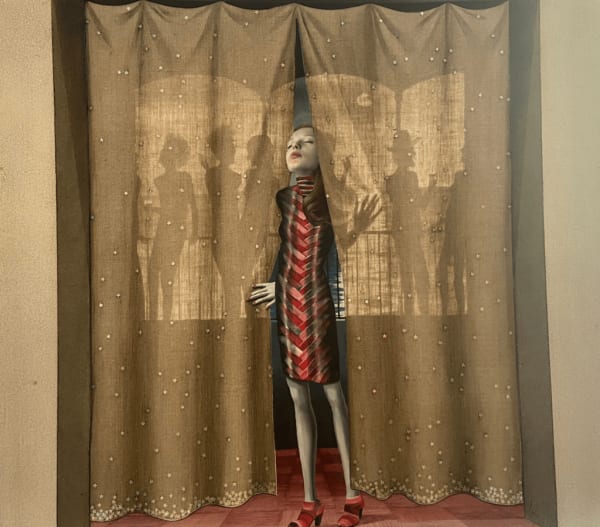 Gino Rubert Party, 2023 mixed media on canvas 48 x 55 cm