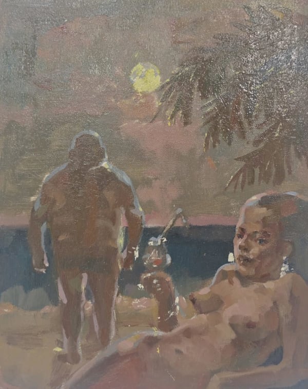 Ioana Ursa Untitled, 2023 oil on cardboard 27,5 x 35,5 cm Courtesy of H'art Gallery