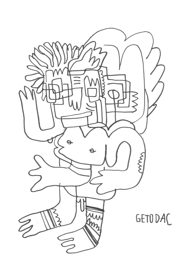 Andrei Costache, Drawing 66, 2021