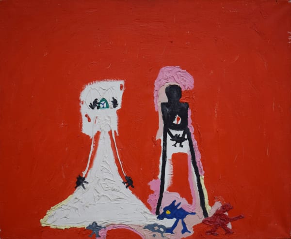 Ecaterina Vrana Mirele și Mireasa, 1995 oil on canvas 54 x 65 cm Private Collection