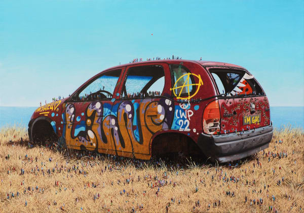 Roman Tolici New Hope 3, 2024 oil on canvas 140 x 200 cm