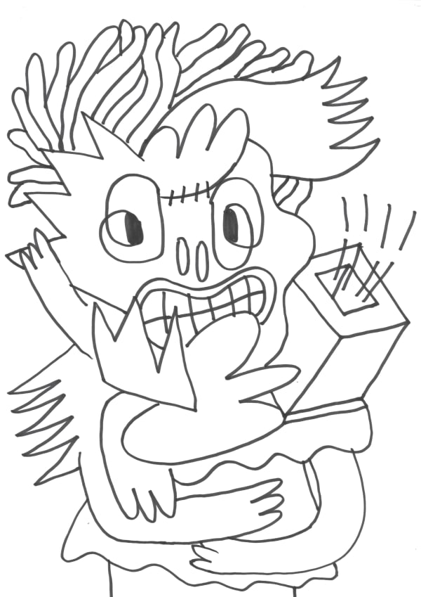 Andrei Costache, Drawing 64, 2021