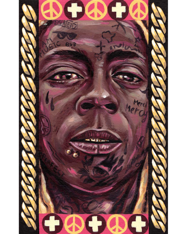 Saddo, Lil Wayne (Illustration for The New Yorker), 2023