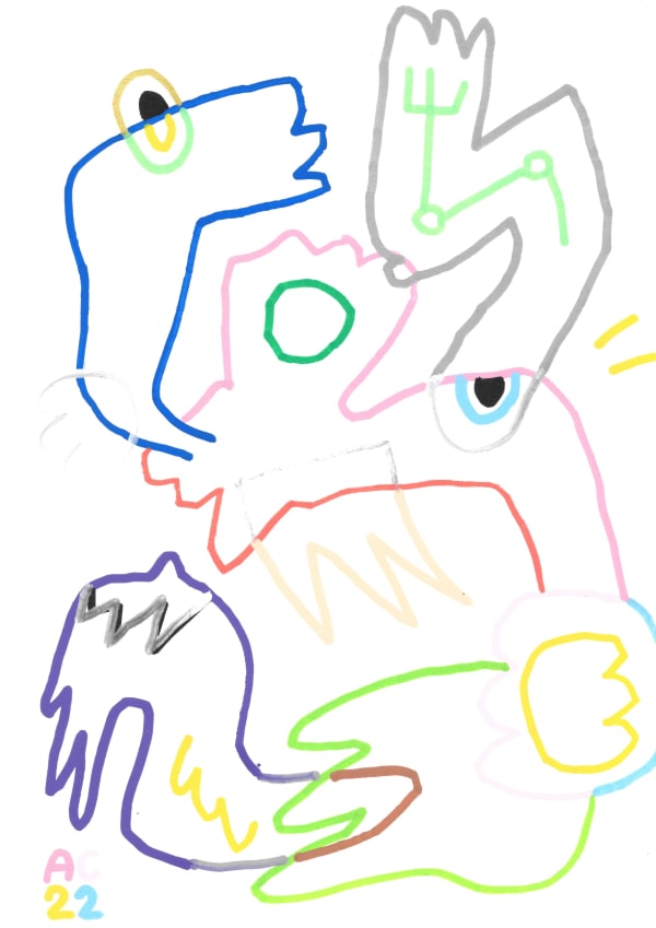 Andrei Costache, Drawing 14, 2022