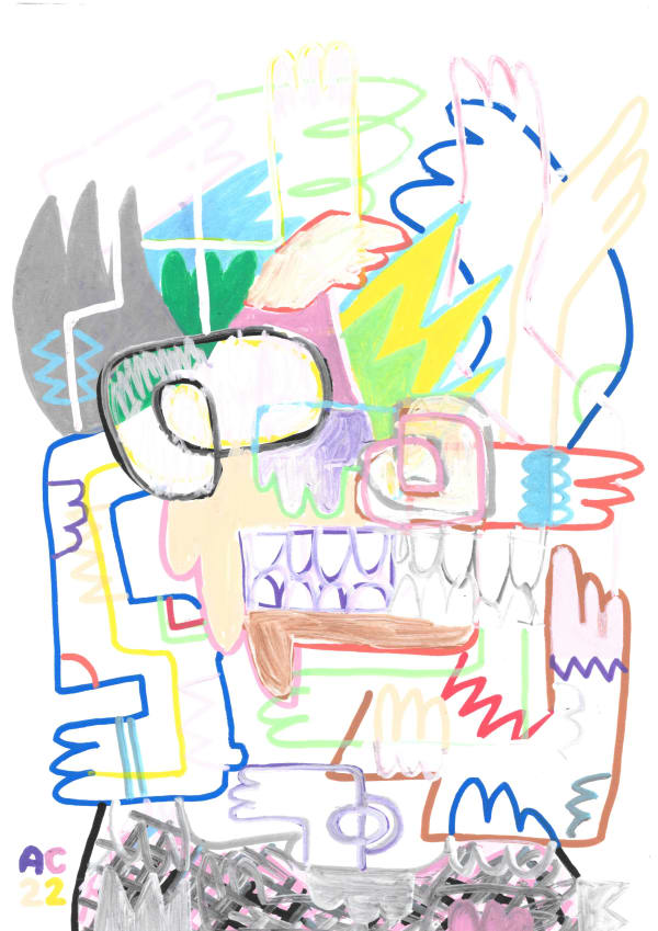 Andrei Costache, Drawing 25, 2022