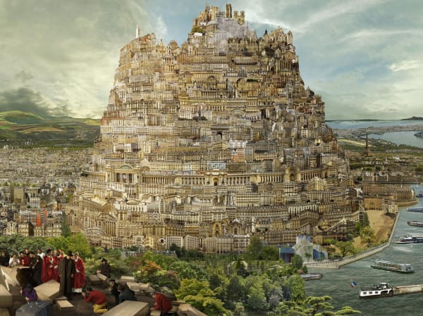 Jean-François Rauzier, Babel Bruegel, Paris, 2015