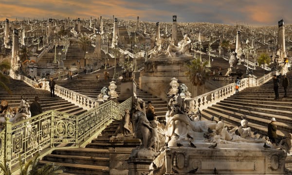 Jean-François Rauzier, Gare de Marseille (Veduta) , 2021