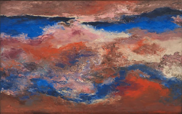 Jon Schueler, Red and Blue II, 1956