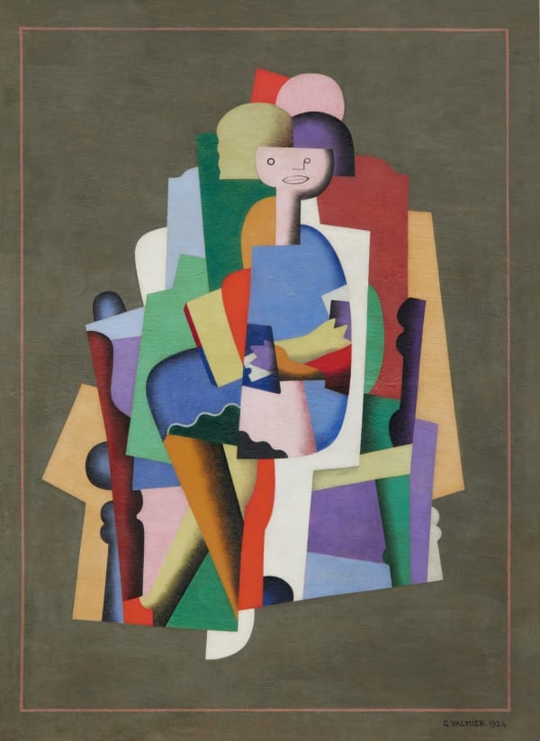 Georges Valmier, Jeune fille lisant, 1924